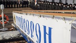 Церемония поднятия Андреевского флага на корабле «Грайворон» прошла 30 января