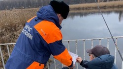 Белгородцам напомнили об опасности выхода на неокрепший лёд