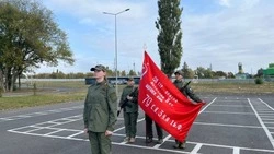 Белгородская область передала Знамя Победы Воронежской области