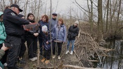 Белгородские школьники познакомились с жизнью бобров на реке Ворскле в посёлке Яковлево 