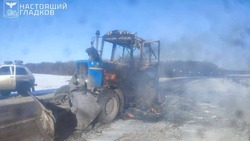 ВСУ атаковали дроном сельхозтехнику на дороге в Белгородском районе 