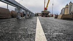 Строители выполнили основную часть работ на мосту по Чумичова в Белгороде 