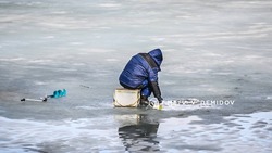 Белгородцам напомнили об опасности выхода на тонкий лёд