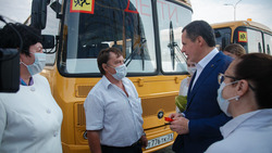 Автопарк школьных автобусов в Белгородской области пополнился на 21 новую машину