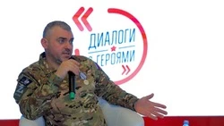 Яковлевский ветеран СВО Евгений Василенко встретился с белгородской молодёжью