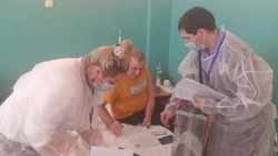 Пациенты стационара яковлевской ЦРБ также смогли принять участие в голосовании