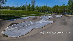 Памп-трек в парке «Берега» Белгорода будет с газонным покрытием