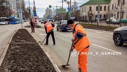 Демидов: 133 специалиста БГБ убирают Белгород после зимы 