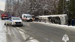Восемь белгородцев попали в ДТП с автобусом в Карелии