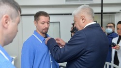 Белгородский полицейский Денис Сорочинский получил медаль «За заслуги в службе в особых условиях»