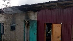 Баня загорелась в селе Крапивное Яковлевского округа