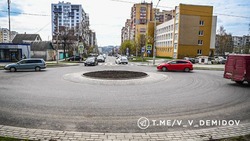 В Белгороде завершился ремонт кольцевой развязки на Октябрьской  