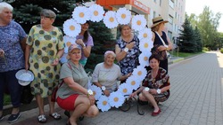 В Строителе работники ЦБС встретили гостей из Белгородского района песнями и развлечениями 