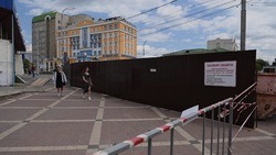 Рабочие приступили к ремонту подземного пешеходного перехода «Стадион» в Белгороде
