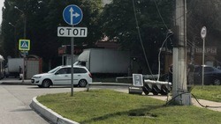 Часть контактной троллейбусной сети обрушилась в Белгороде
