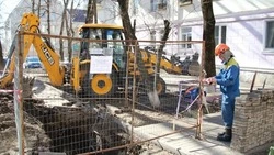 В Белгороде продолжается масштабный ремонт теплосетей после атак ВСУ
