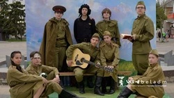 Посвящённые ВОВ картины русских художников «ожили» на улицах Белгорода