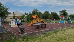 8 детских и спортивных площадок обустроили по госпрограмме в сёлах Белгородской области в 2023 году