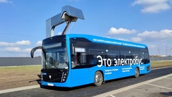 Электробус и быстрая зарядная станция для него прибыли в Белгород