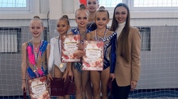 Яковлевские гимнастки привезли множество наград с открытого турнира «Северное сияние»