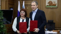 Вячеслав Гладков встретился с генсеком Федерации бокса России
