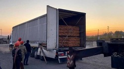 Четыре фуры пиломатериалов прибыли в Белгородскую область из Вологды