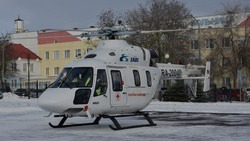Вертолёт санавиации перевёз 113 белгородцев в медучреждения в 2021 году