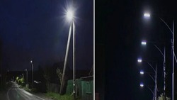 Устройство дополнительных световых точек наружного освещения завершилось в яковлевском селе Ворскла